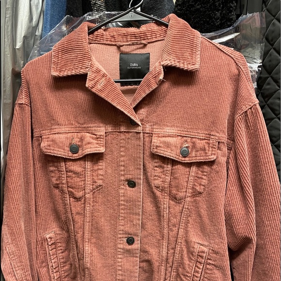 Zara | Jackets \u0026 Coats | Zara Peach 